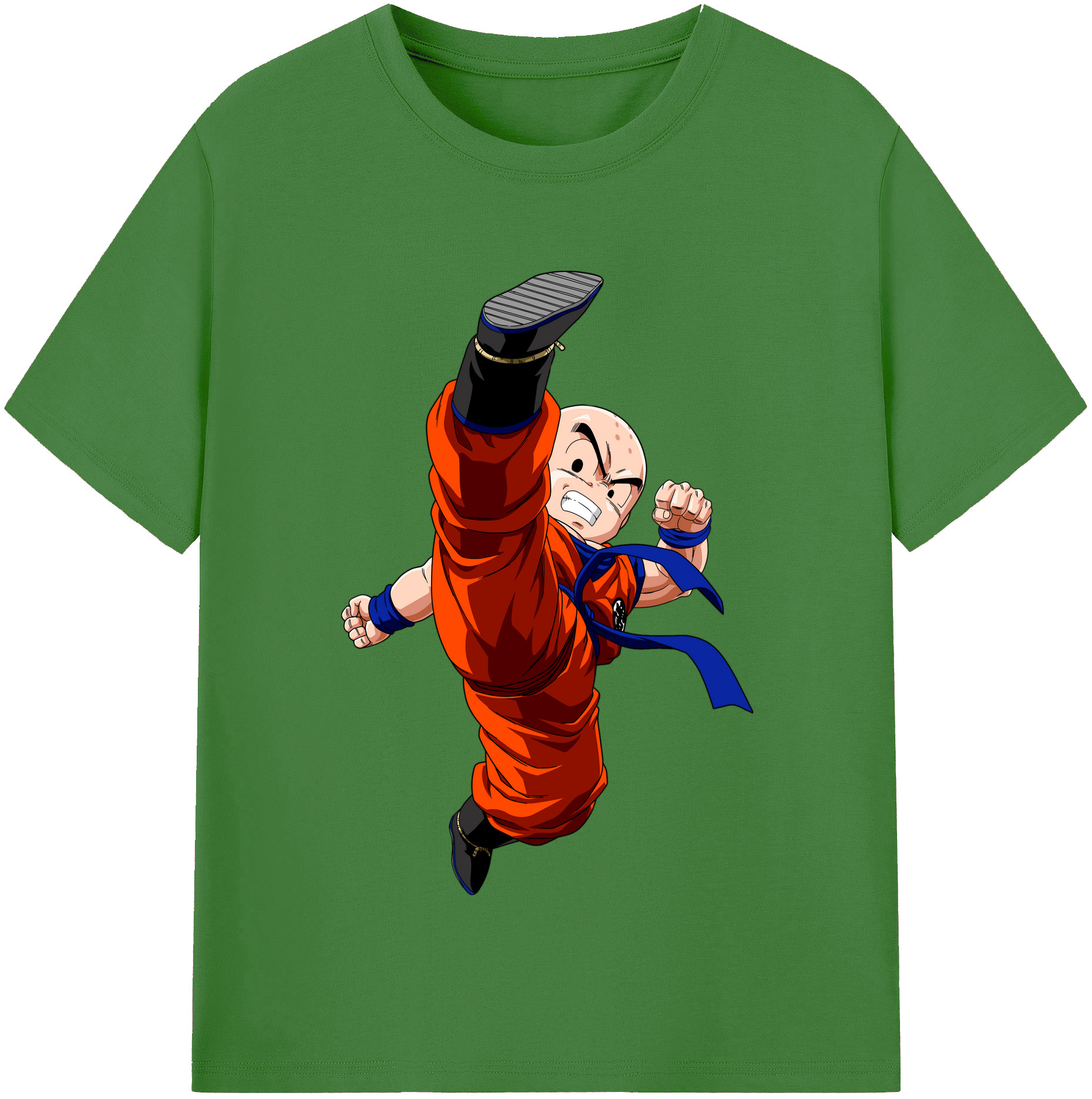 （画像用） ドラゴンボール クリリン DRAGON BALL krillin レディースカジュアルプリントTシャツ（綿100％）
